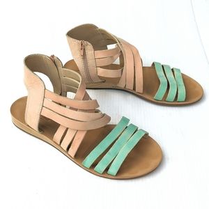LUCKY BRAND Jessicah strappy ankle wrap gladiator sandals